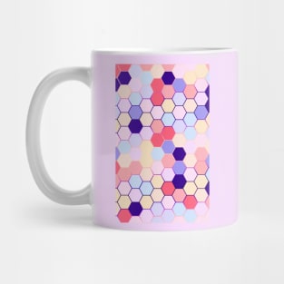 Cute hexagon pastle pattern Mug